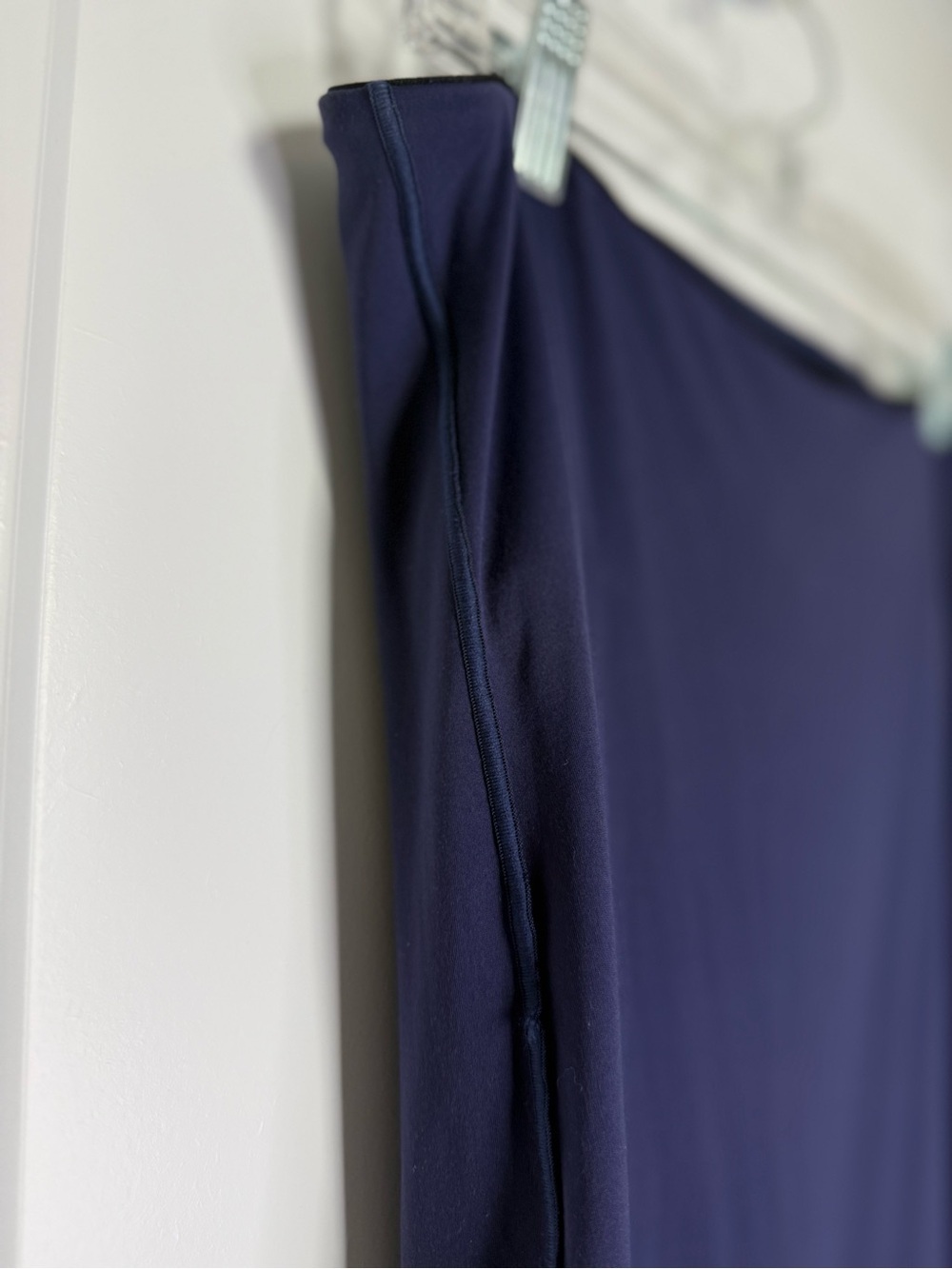 Navy Blue Strapless Midi Dress - Picture 3 of 8